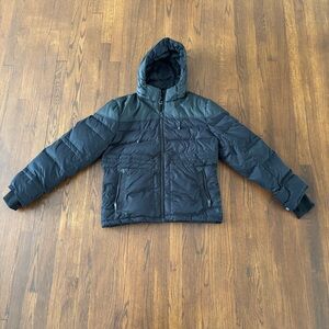 MPG Thick Padded Large Black Winter Coat with Hood